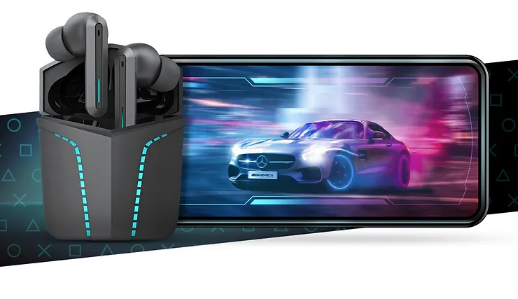 Fone intra-auricular gamer WB Sentinel fone intra-auricular gamer WB Sentinel modo jogo ativado